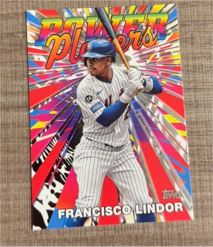 2025 Topps Series 1 Celebration #PP-11 Francisco Lindor — front