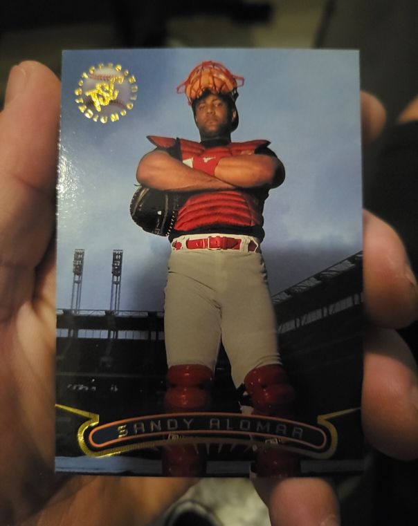 1996 Topps Stadium Club #373 Sandy Alomar Jr. — front