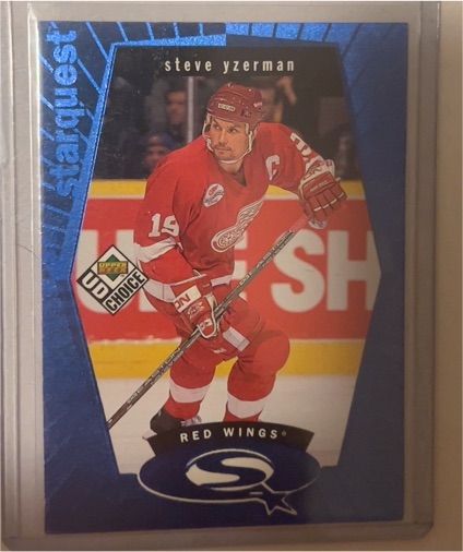 1998-99 Upper Deck Choice Starquest #SQ18 Steve Yzerman — front