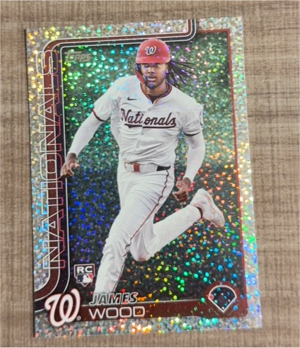 2025 Topps Series 1 #181 James Wood — front