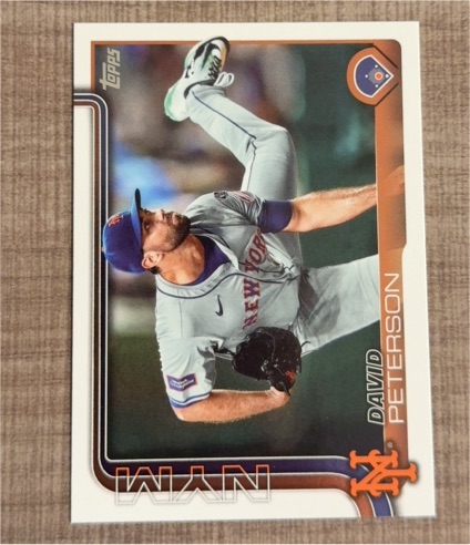 2025 Topps Series 1 #131 David Peterson — front