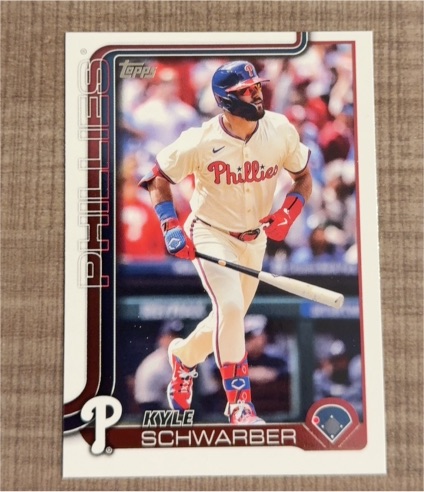 2025 Topps Series 1 #141 Kyle Schwarber — front