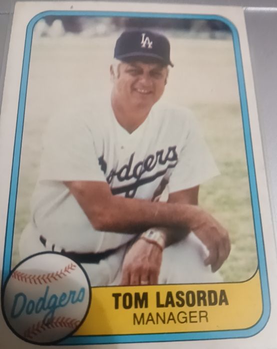 1981 Fleer #116 Tom Lasorda — front
