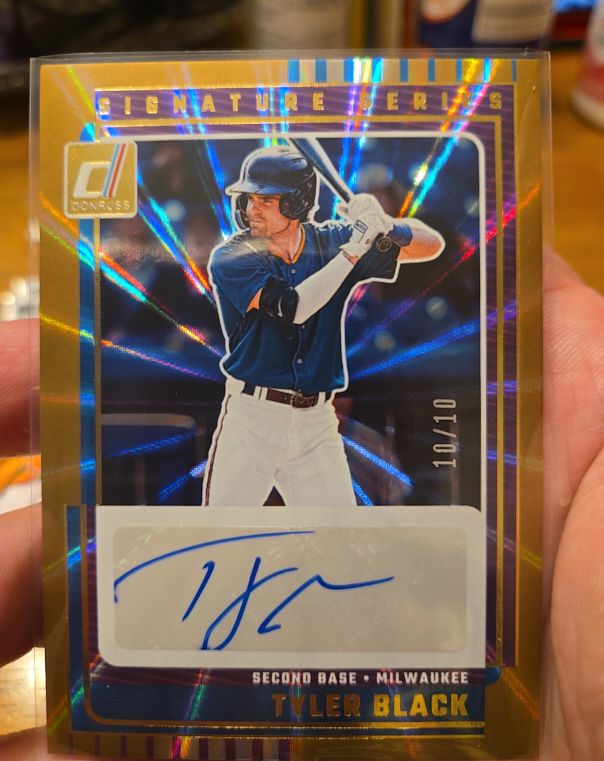 2025 Donruss Signature Series #SG-TB Tyler Black — front