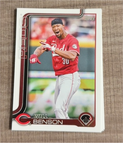 2025 Topps Series 1 #52 Will Benson — front