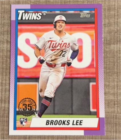 2025 Topps Series 1 - 1990 35th Anniversary #T90-24 Brooks Lee — front