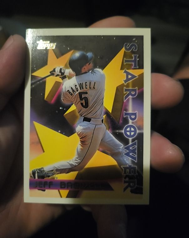 1996 Topps #4 Star Power Jeff Bagwell Houston Astros — front