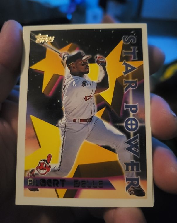 1996 Topps #223 Albert Belle Star Power — front