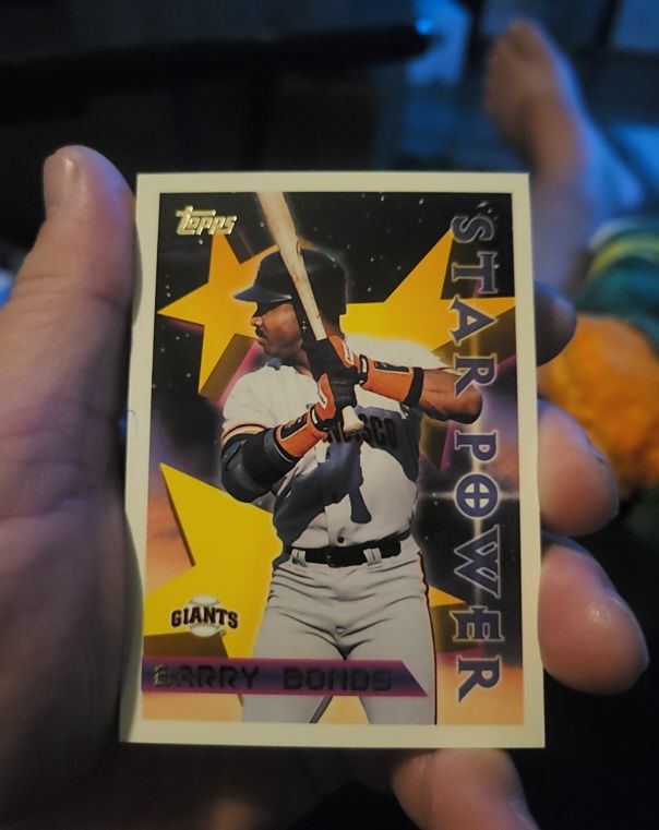 1996 Topps Star Power #10 Barry Bonds — front