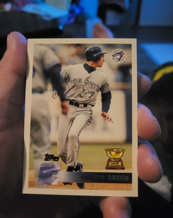 1996 Topps #417 Shawn Green — front