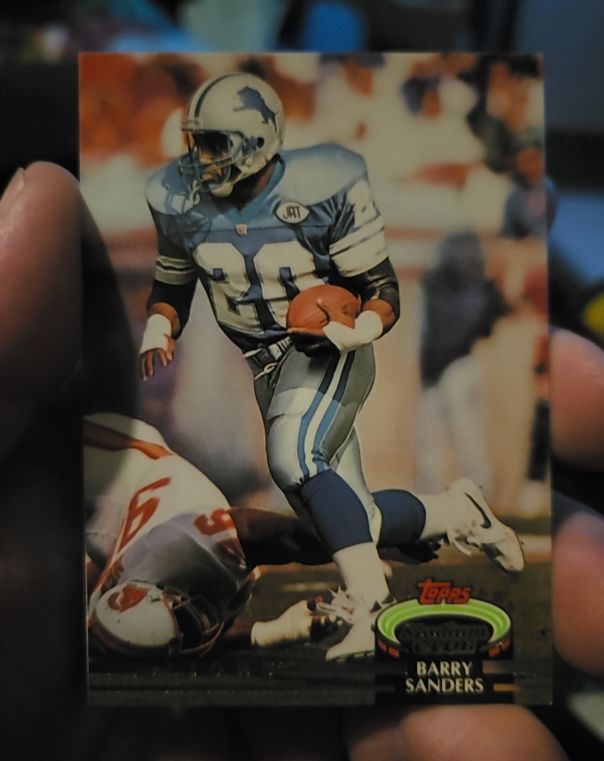 1992 Topps Stadium Club #38 Barry Sanders — front