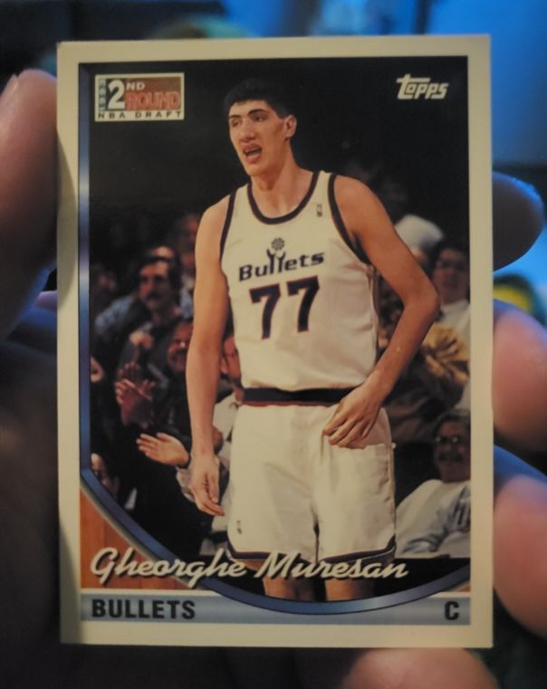 1993-94 Topps #271 Gheorghe Muresan — front