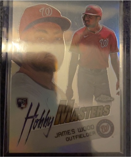 2024 Topps Chrome Hobby Masters James Wood — front