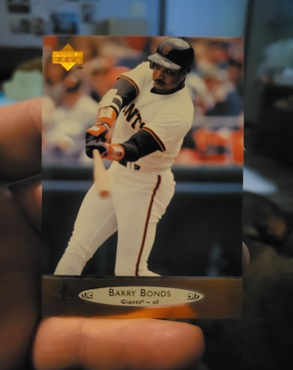 1996 Upper Deck #195 Barry Bonds — front