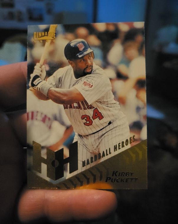 1996 Pinnacle #268 Kirby Puckett Hardball Heroes — front