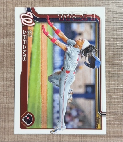 2025 Topps Series 1 #122 C.J. Abrams — front