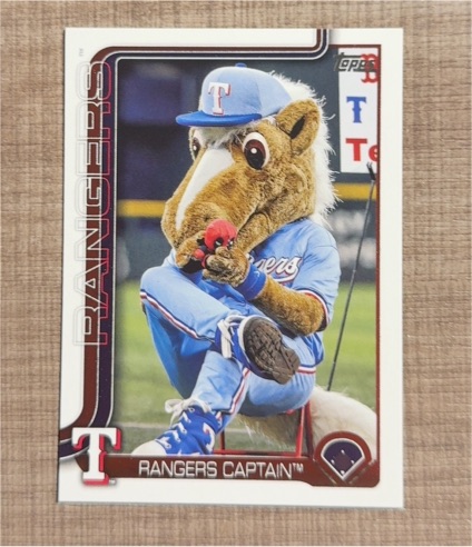 2025 Topps Celebration Mascots #M-24 Rangers Captain Texas Rangers — front
