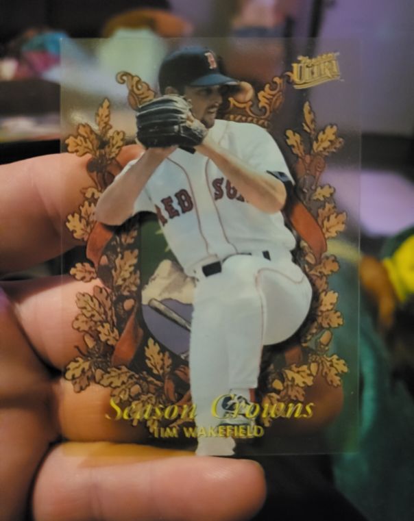 1996 Ultra #10 Tim Wakefield Season Crowns — front