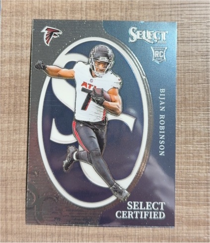 2023 Panini Select #CRO-BRO Bijan Robinson Select Certified Rookie — front