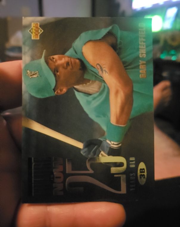 1994 Upper Deck #50 Gary Sheffield — front