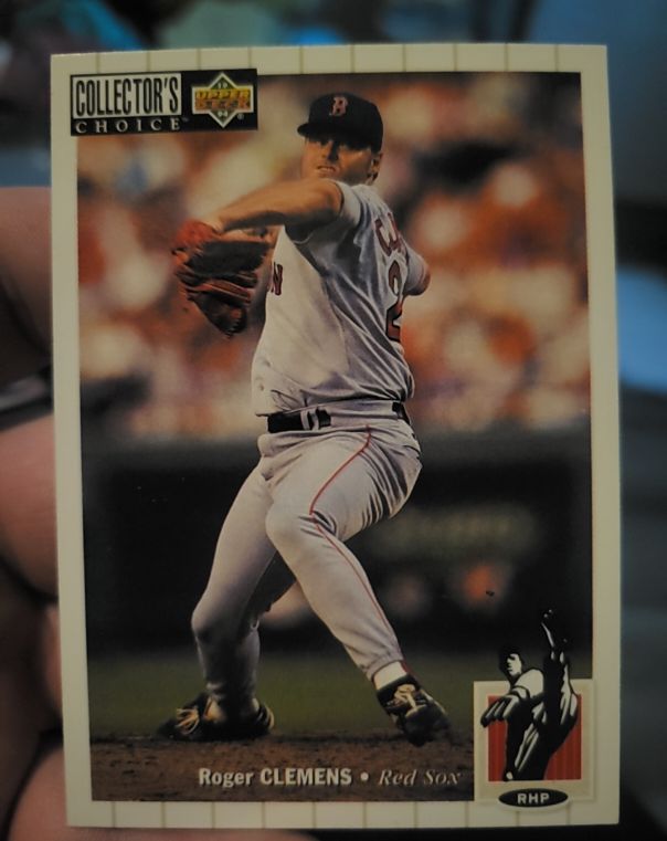 1994 Upper Deck Collector's Choice #550 Roger Clemens Boston Red Sox — front