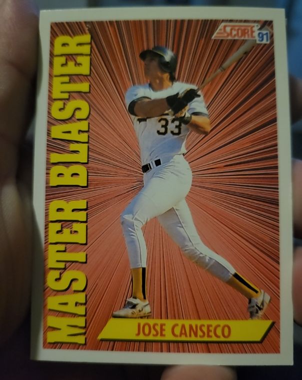 1991 Score #690 Jose Canseco Master Blaster — front