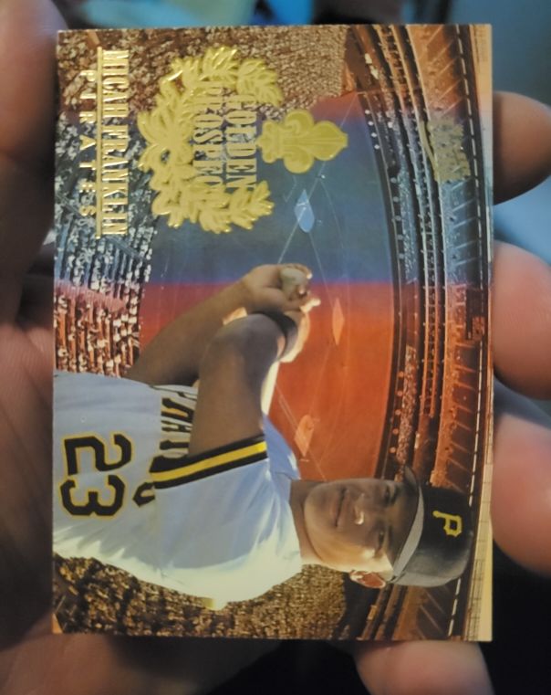 1995 Fleer Ultra Golden Prospect #5 Micah Franklin — front