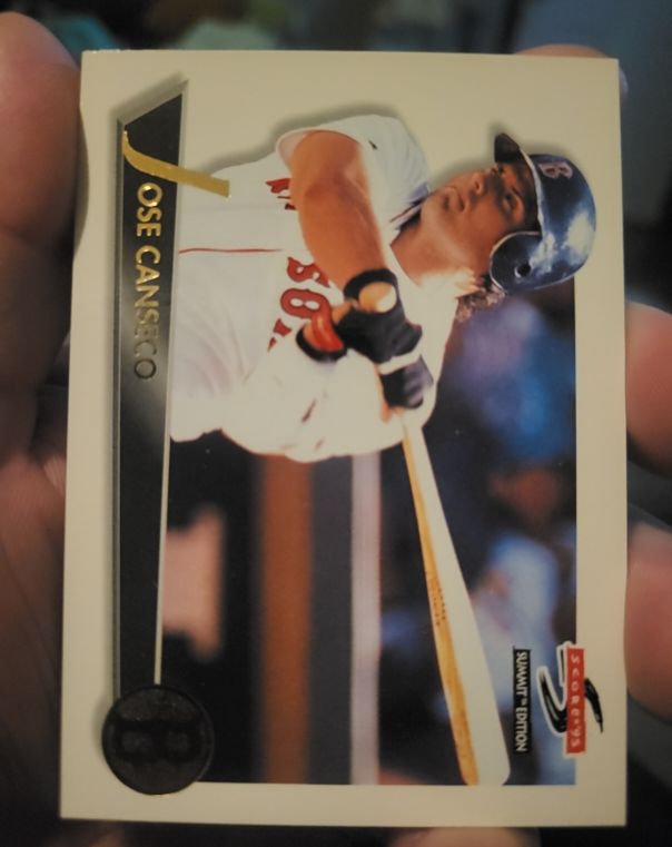 1995 Summit #19 Jose Canseco — front