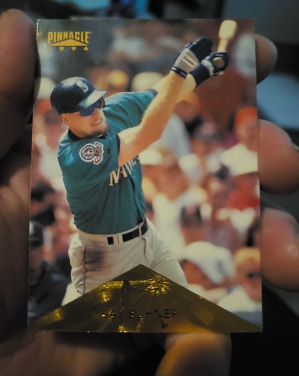 1996 Pinnacle #224 Jay Buhner — front
