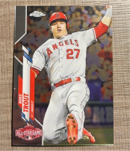 2020 Topps Chrome Update #U-69 Mike Trout — front