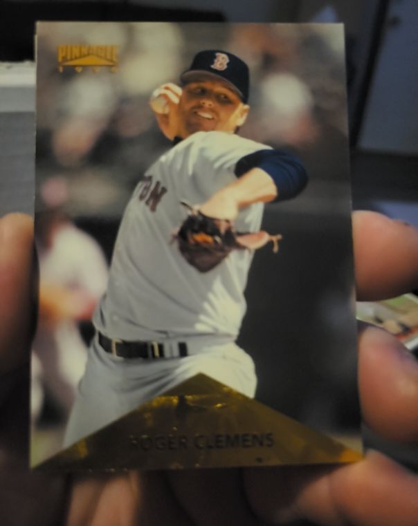 1996 Pinnacle #247 Roger Clemens Boston Red Sox — front