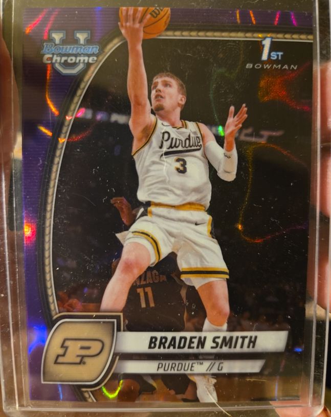 2024-25 Bowman University Chrome #12 Braden Smith — front
