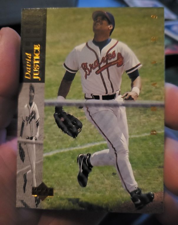 1994 Upper Deck #375 David Justice — front
