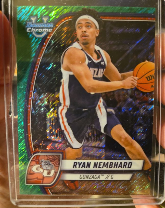 2024-25 Bowman University Chrome #72 Ryan Nembhard — front