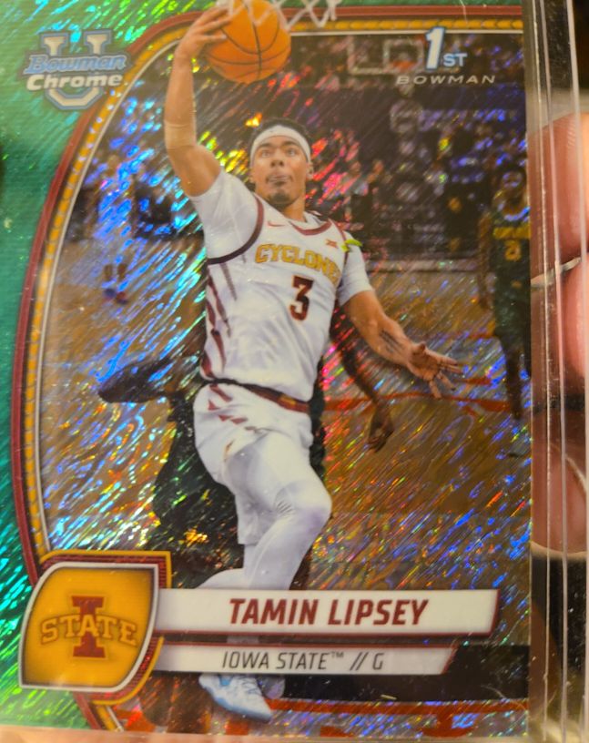 2024-25 Bowman Chrome University #66 Tamin Lipsey — front