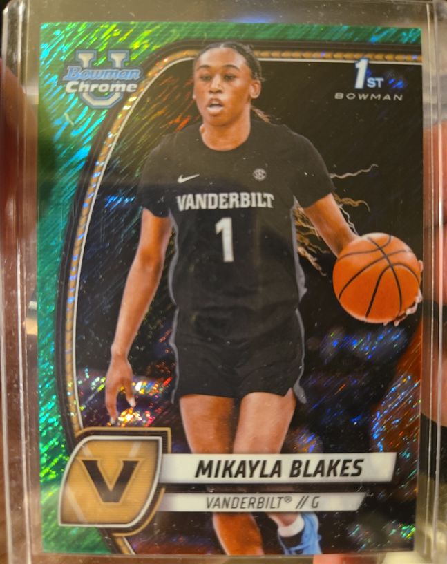 2024-25 Bowman University Chrome #55 Mikayla Blakes — front