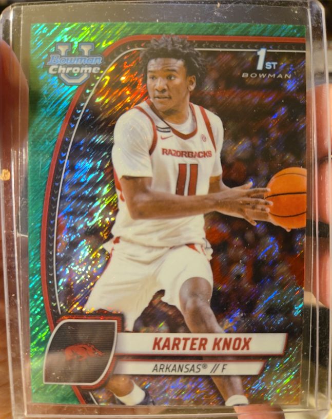 2024-25 Bowman University Chrome #41 Karter Knox — front