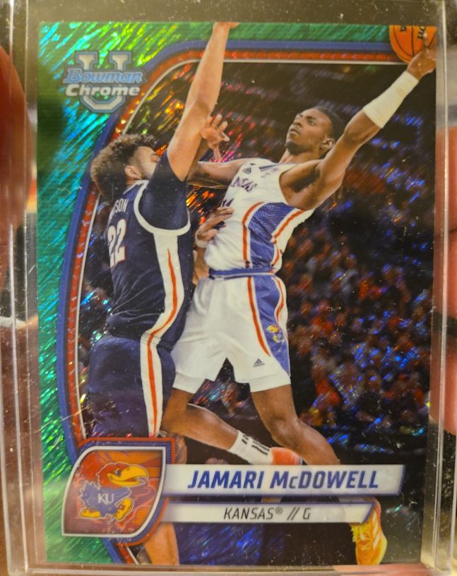2024-25 Bowman Chrome University #81 Jamari McDowell — front