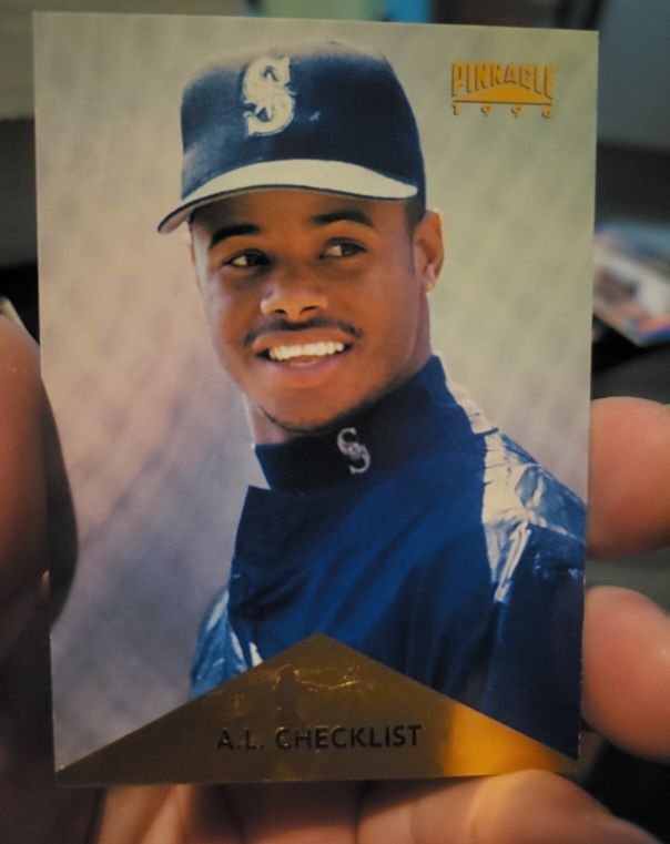 1996 Pinnacle #394 Ken Griffey Jr. A.L. Checklist — front