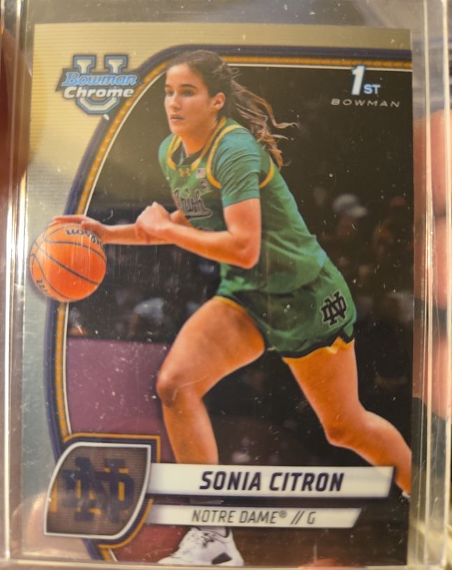 2024-25 Bowman Chrome University #64 Sonia Citron — front