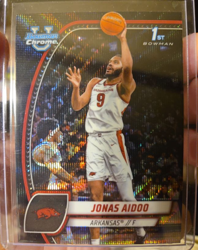 2024-25 Bowman University Chrome #32 Jonas Aidoo — front