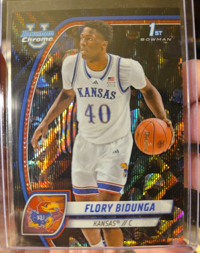 2024-25 Bowman Chrome University #24 Flory Bidunga — front