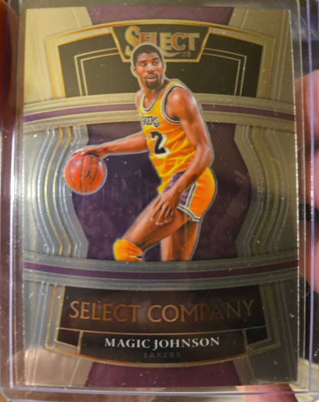 2021-22 Panini Select #7 Magic Johnson — front