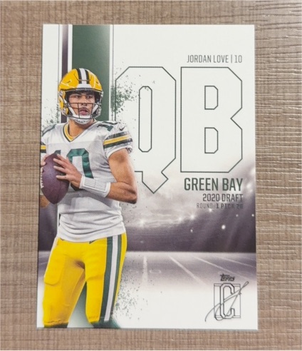 2020 Topps Draft #10 Jordan Love — front
