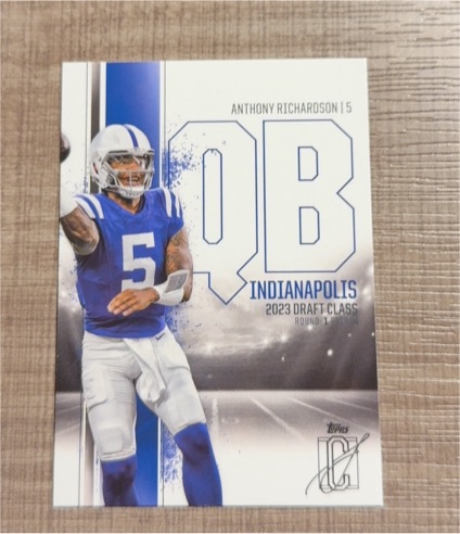2024 Topps Signature Class #22 Anthony Richardson — front