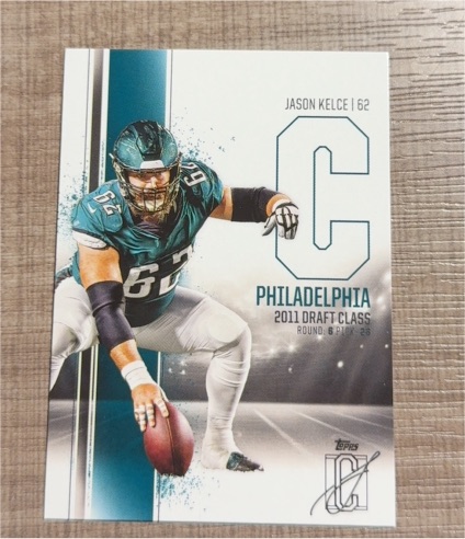 2024 Topps Signature Class #43 Jason Kelce — front