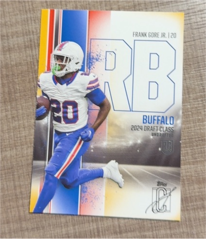 2024 Topps Signature Class #76 Frank Gore Jr. — front