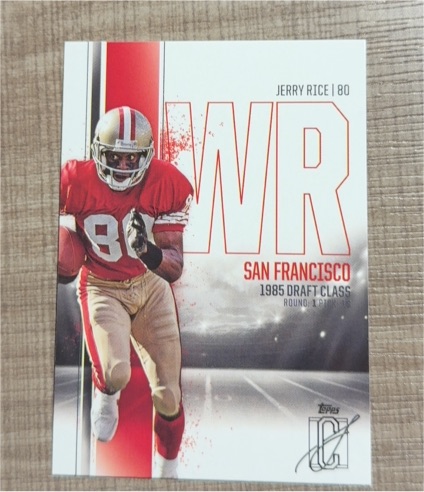 2024 Topps Signature Class #53 Jerry Rice — front
