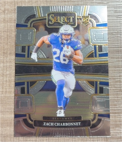 2023 Panini Select Concourse #86 Zach Charbonnet Rookie Seahawks — front
