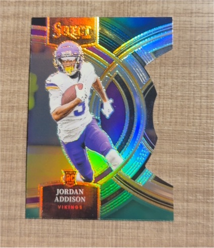 2023 Panini Select Premier Level Die-Cut #194 Jordan Addison — front